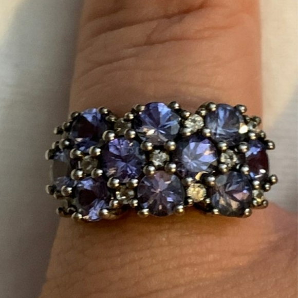Tanzanite Diamond Ring